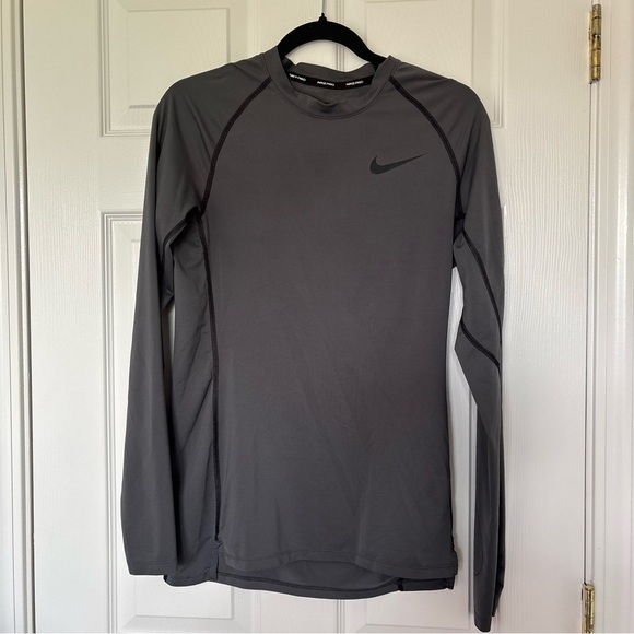 Men's Nike Pro Gray Color Dri-Fit Slim Fit Size Small - Picture 1 of 7